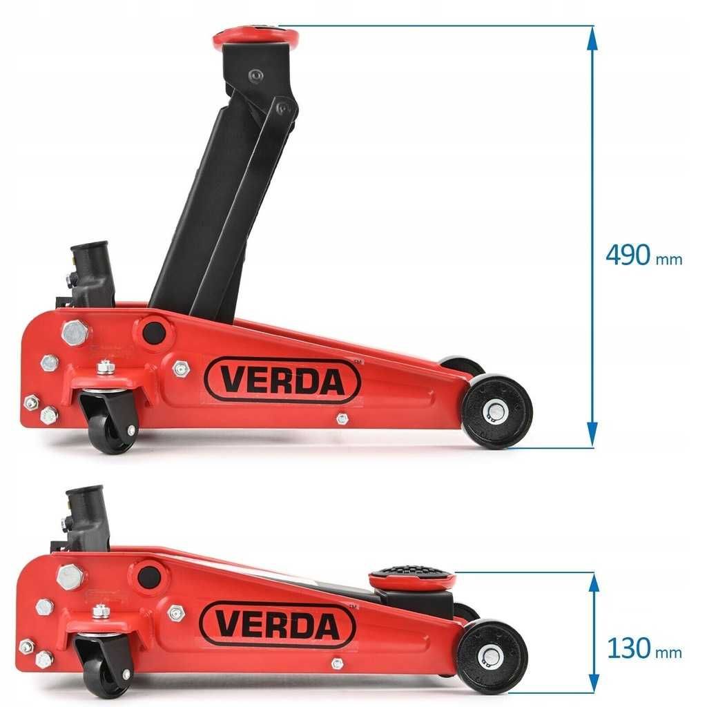 Podnośnik hydrauliczny  ŻABA LEWAREK WINDA 3T VERDA