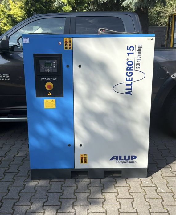 Kompresor srubowy Alup Allegro 15kW falownik Atlas Copco