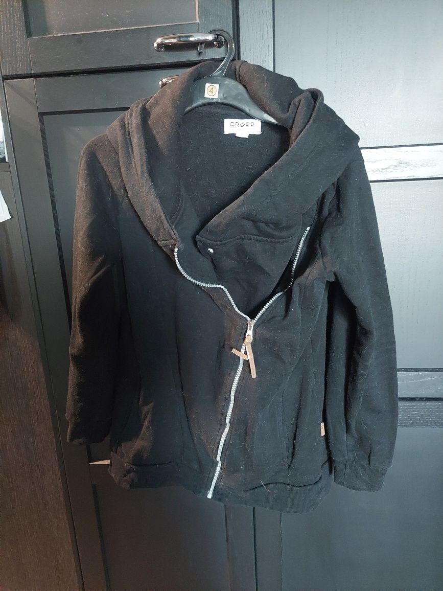 Czarna bluza cropp zapinana L