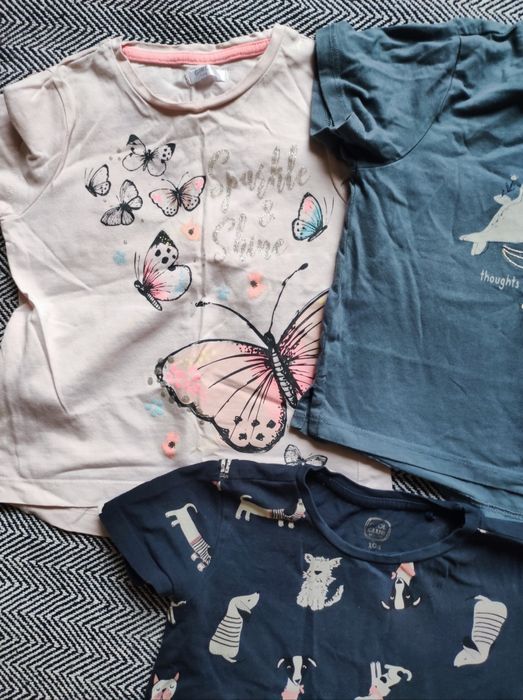 Koszulki t-shirty dziewczęce 104