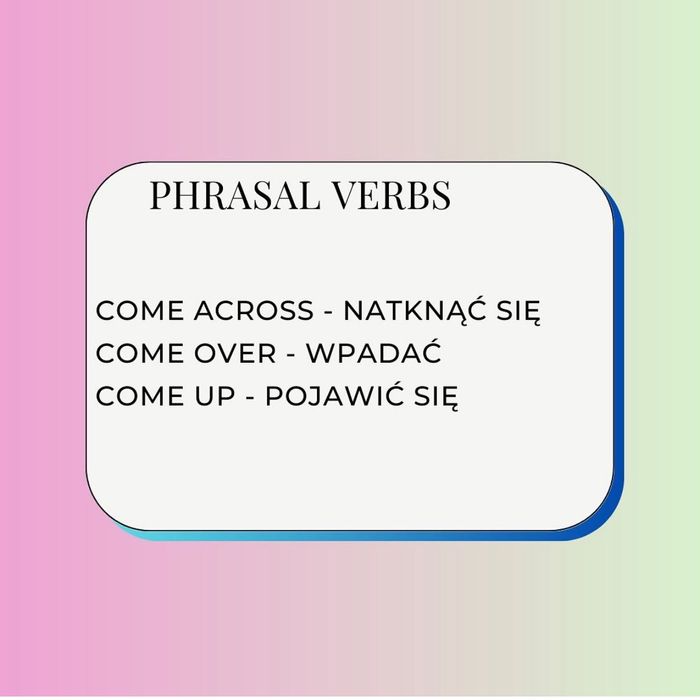 Angielski / Konwersacje / Zajęcia / Korepetycje / Szkoła Językowa