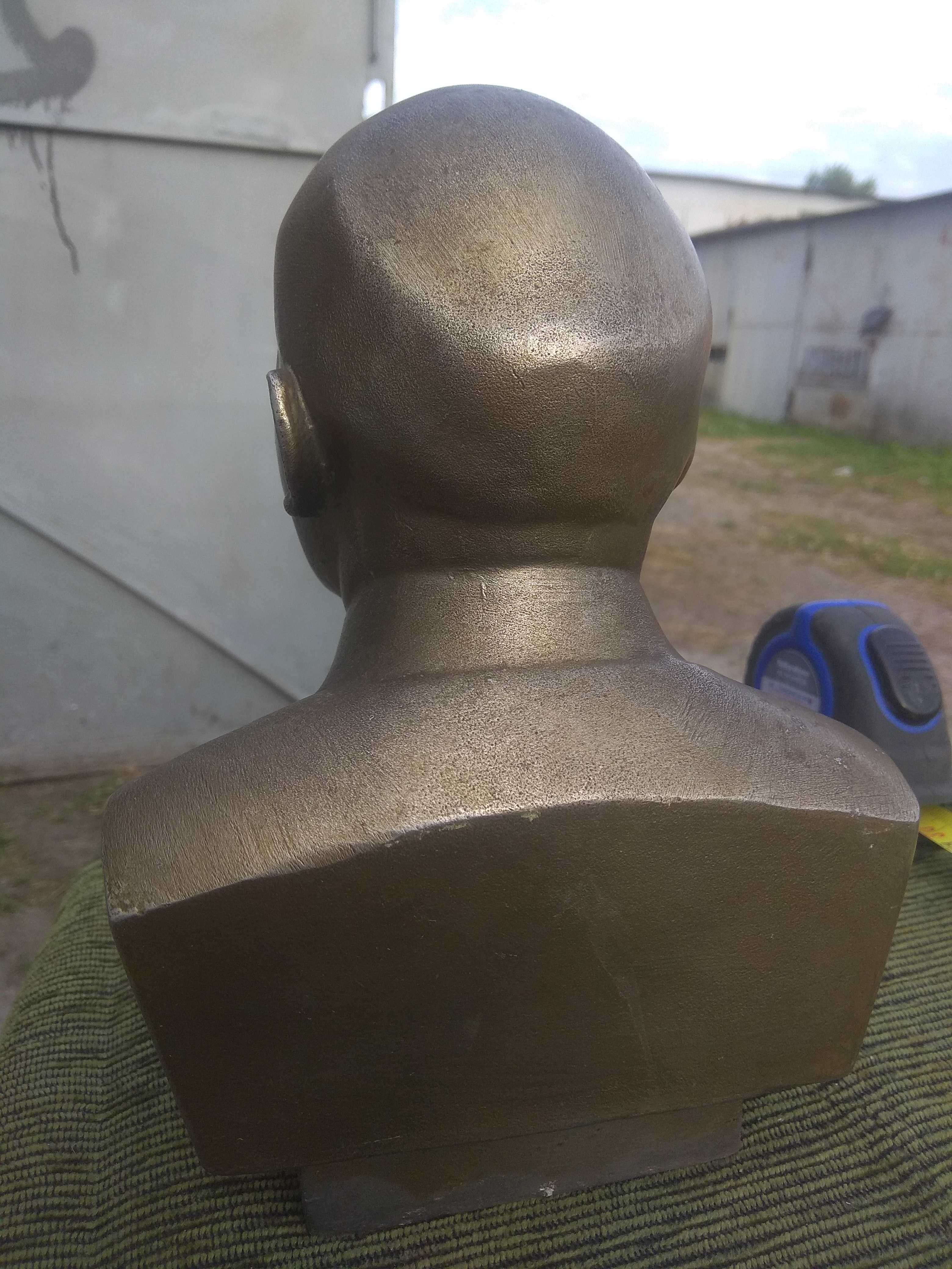 Скульптура бюст Ленина метал силумин