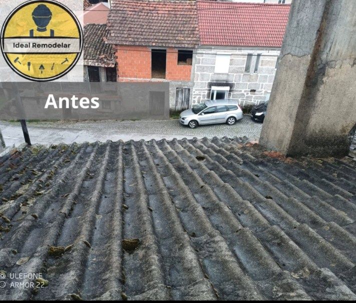Telhados limpeza e impermeabilização