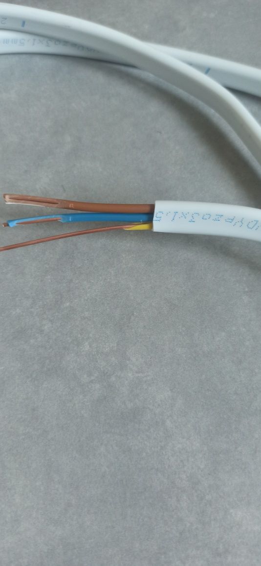 Przewód elektryczny YDYp 3x 1.5 mam 750 V 3 metry