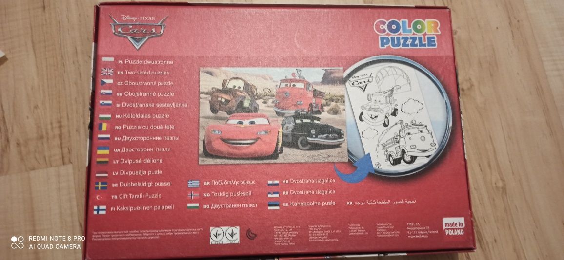 Puzzle auta trefl