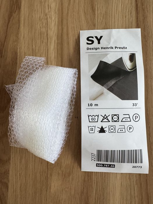 Ikea taśma do podszewki zasłon