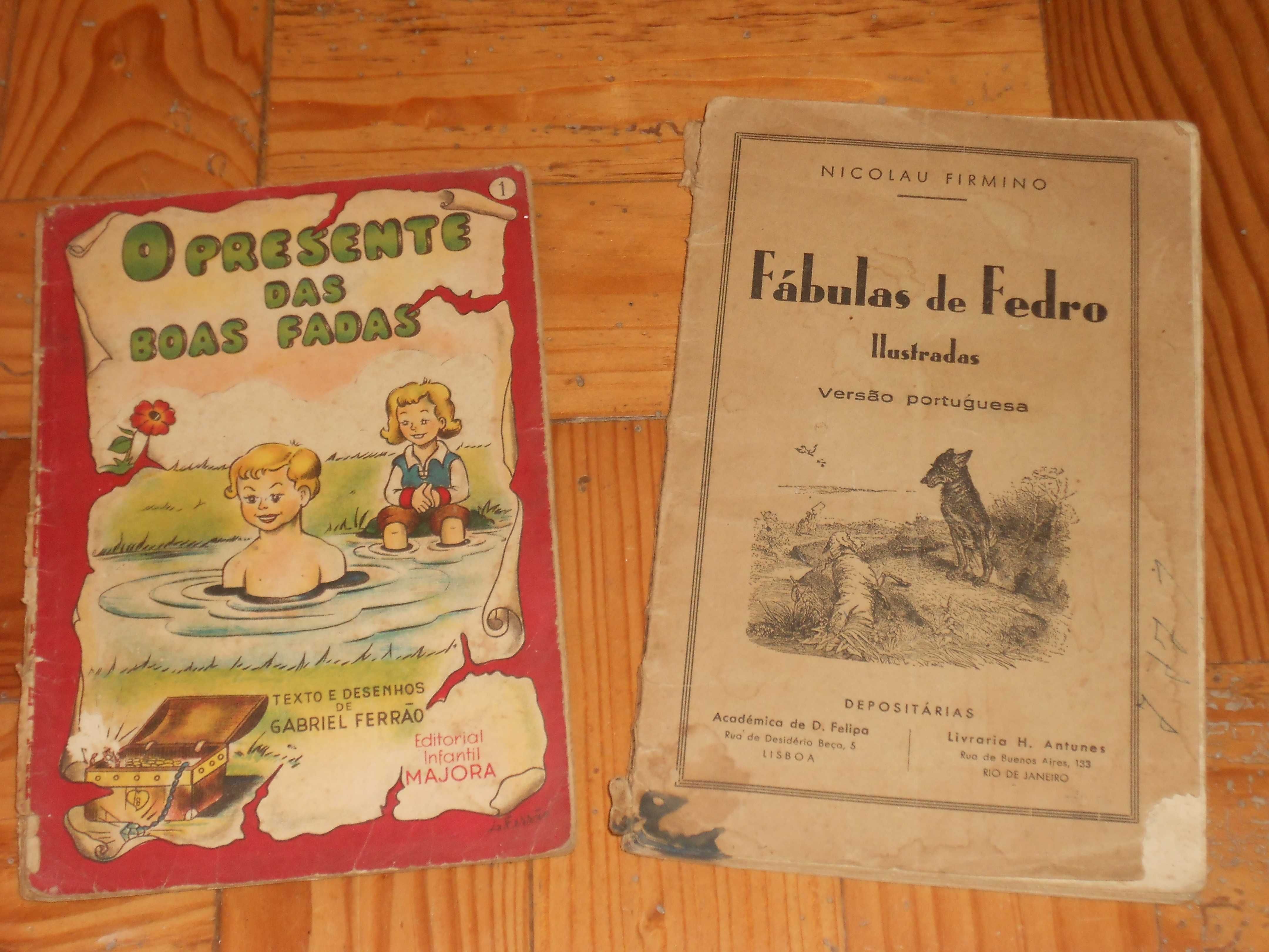 Livros Colecção Salta Pocinhas - Coelhinho Branco e Fabulas de Fedro