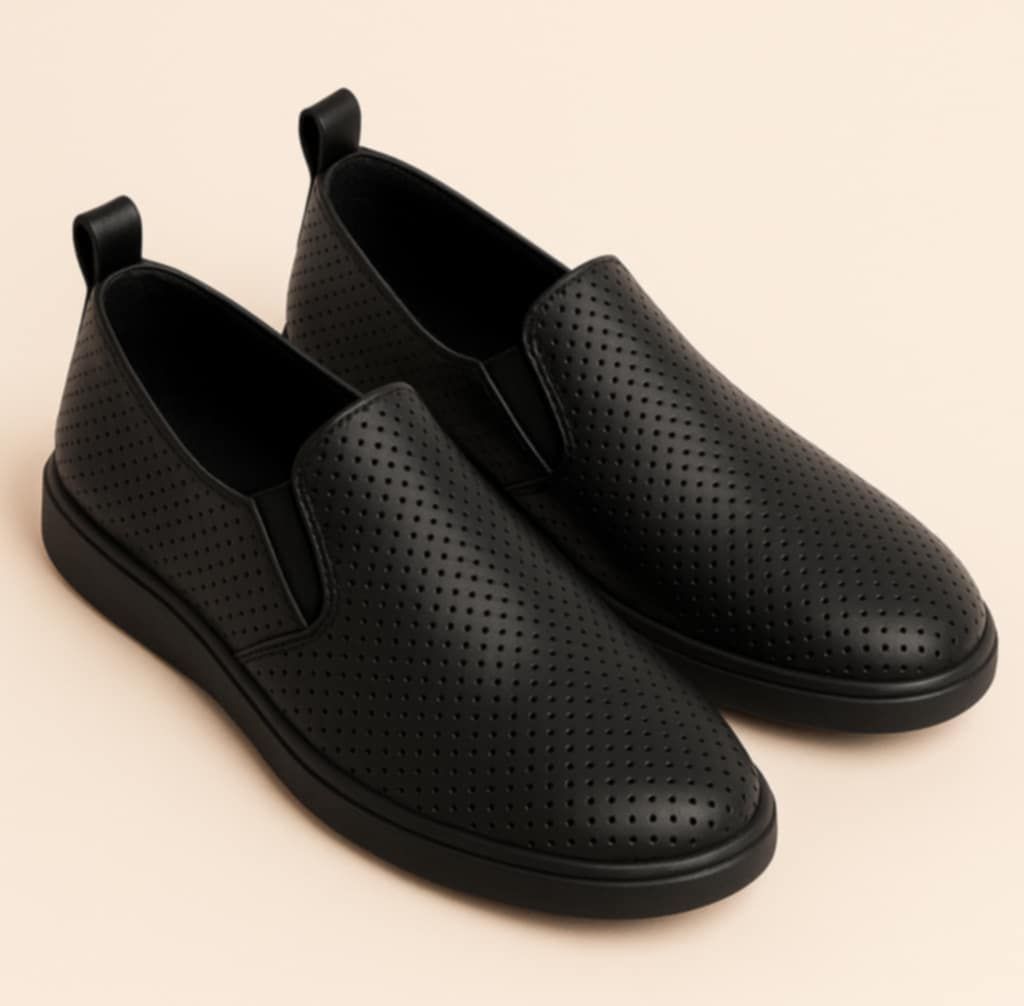 Czarne wygodne wsuwane trampki lekkie buty damskie ekoskóra r.40