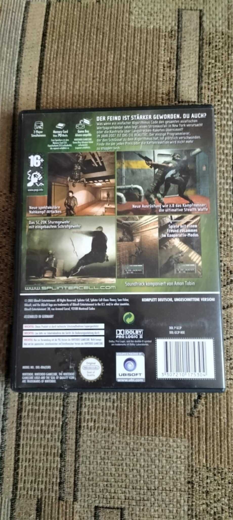 Gra "Tom Clancy's Splinter Cell Chaos Theory" na GameCube