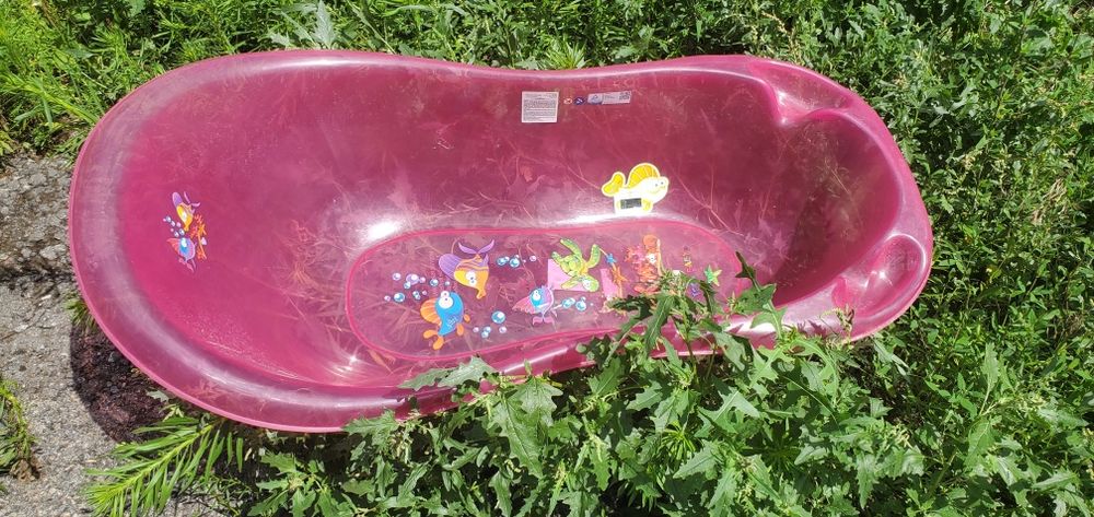 ванночка для купания с термометром