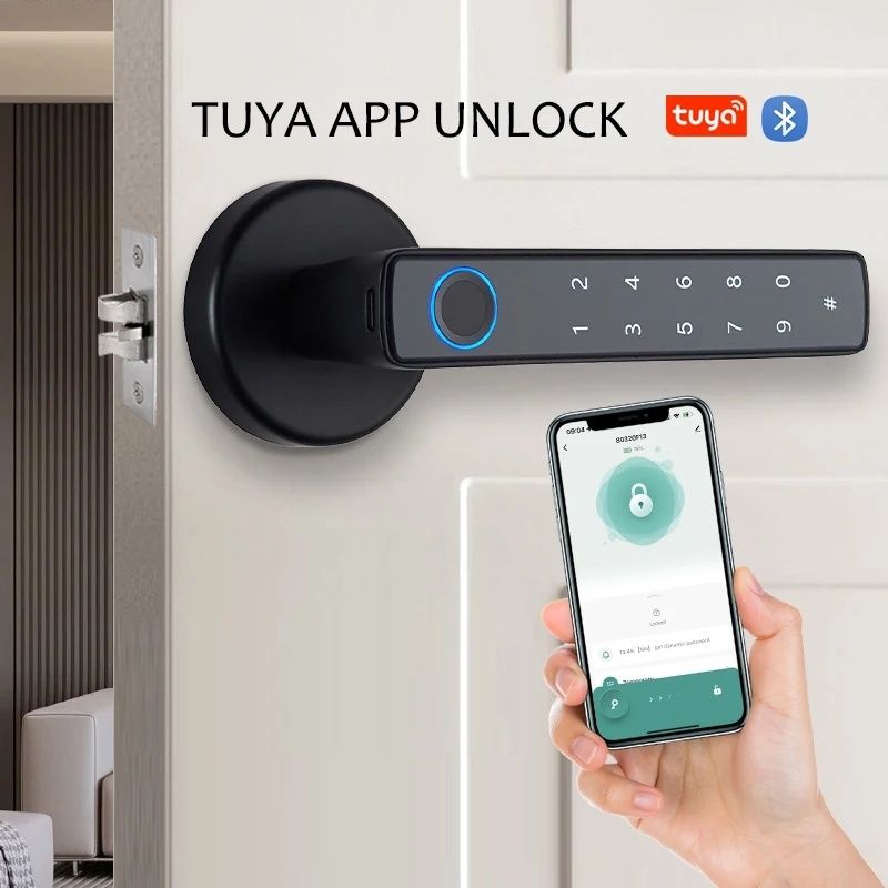 Fechadura de porta Inteligente Tuya Smart