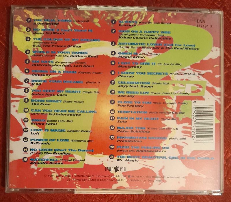 CD Audio 90s Euro Dens Фирменные диски