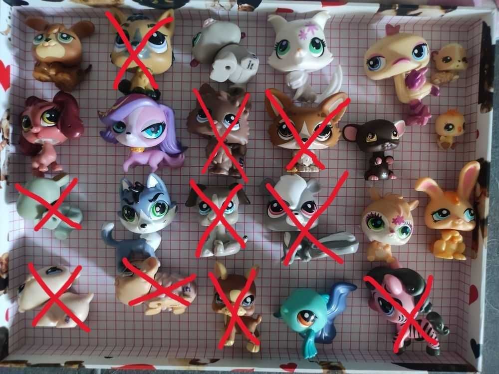 Littlest Pet Shop figurki zabawki 30 sztuk