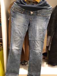 Spodnie ciążowe H&M Mama jeansowe r.36