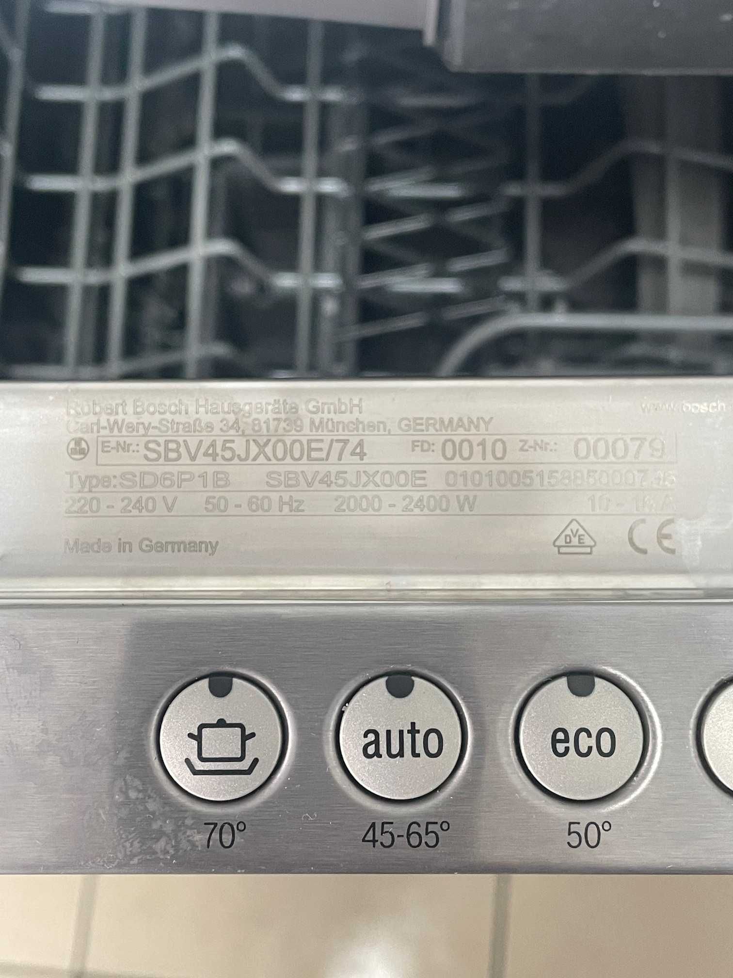 Zmywarka Bosch SBV45JX00E/74 XXL 60cm GW