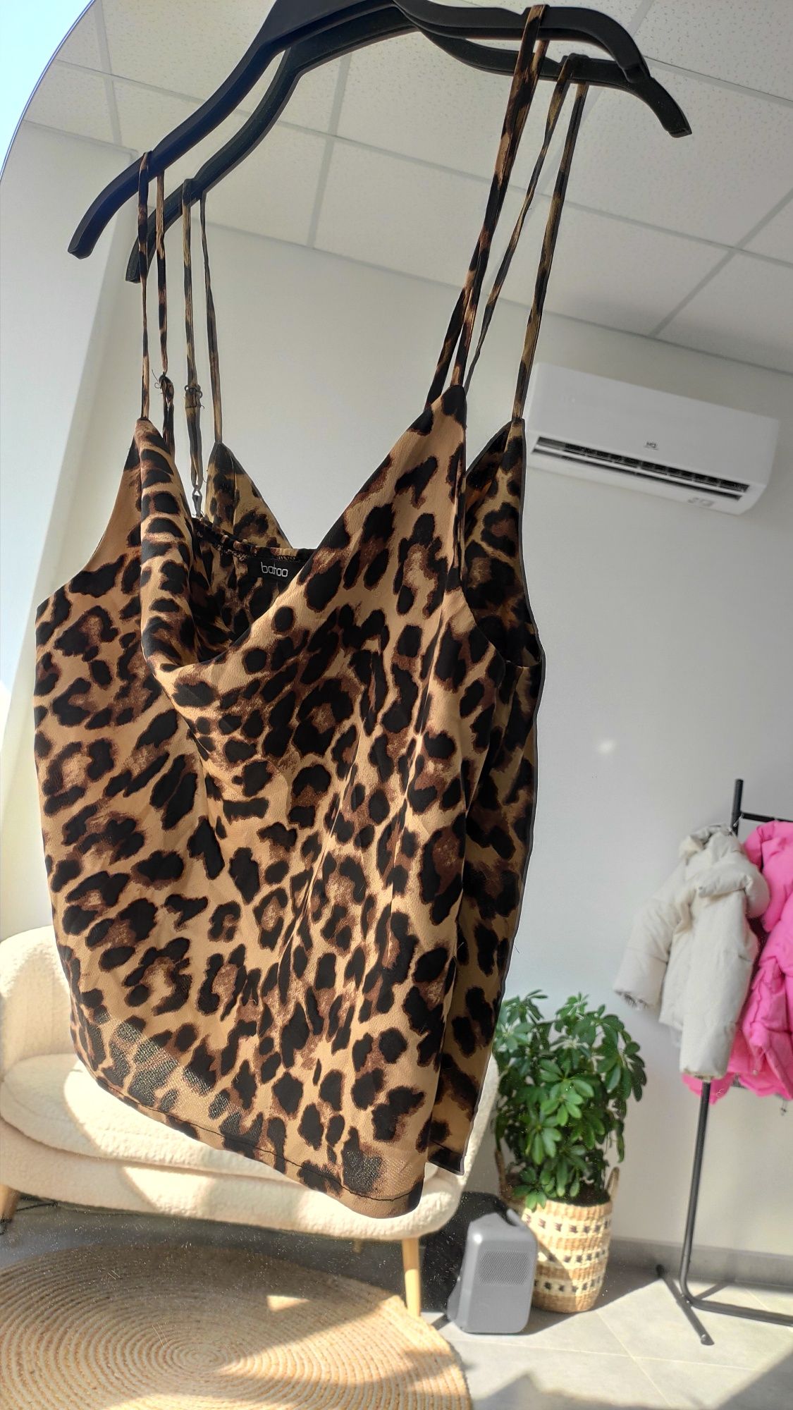 Майка леопард Boohoo
