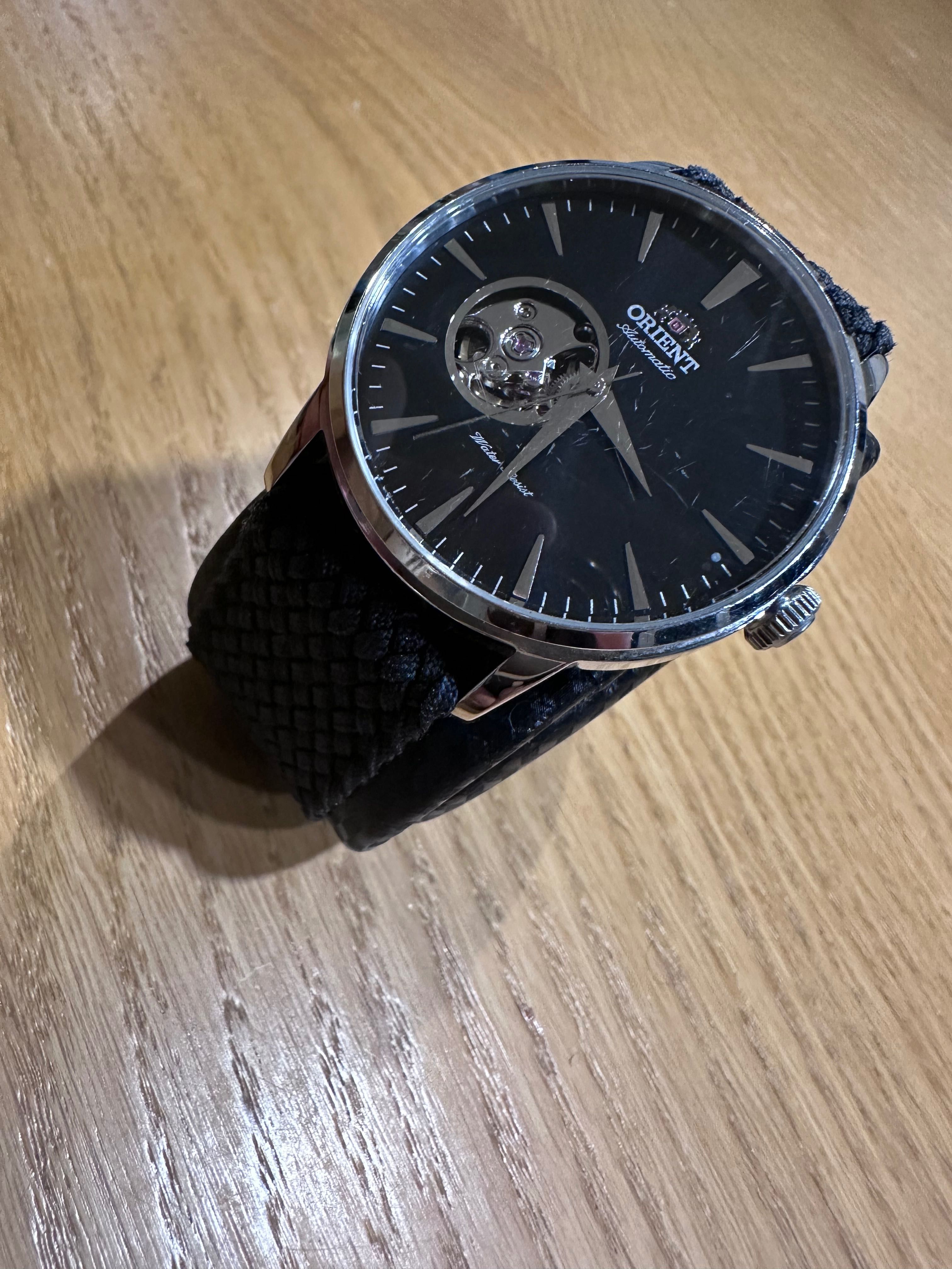 Orient esteem open heart automatic