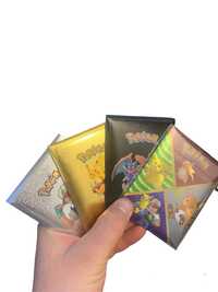 Zestaw Karty Pokemon Gold Złote Silver Srebrne Black Czarne