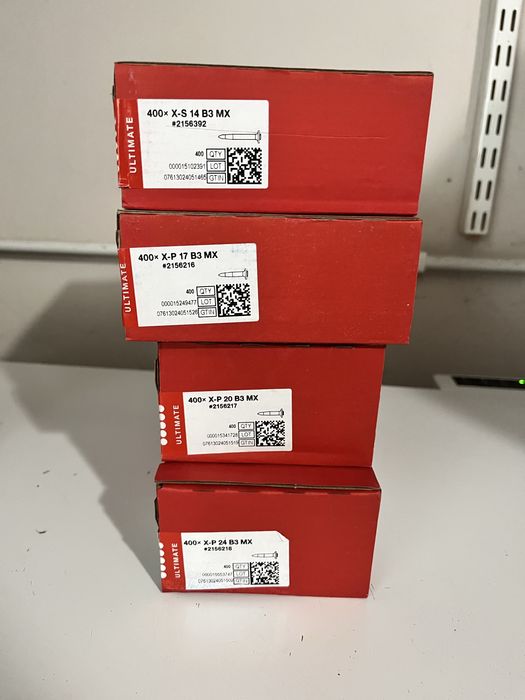 Oryginalne gwoździe Hilti BX3