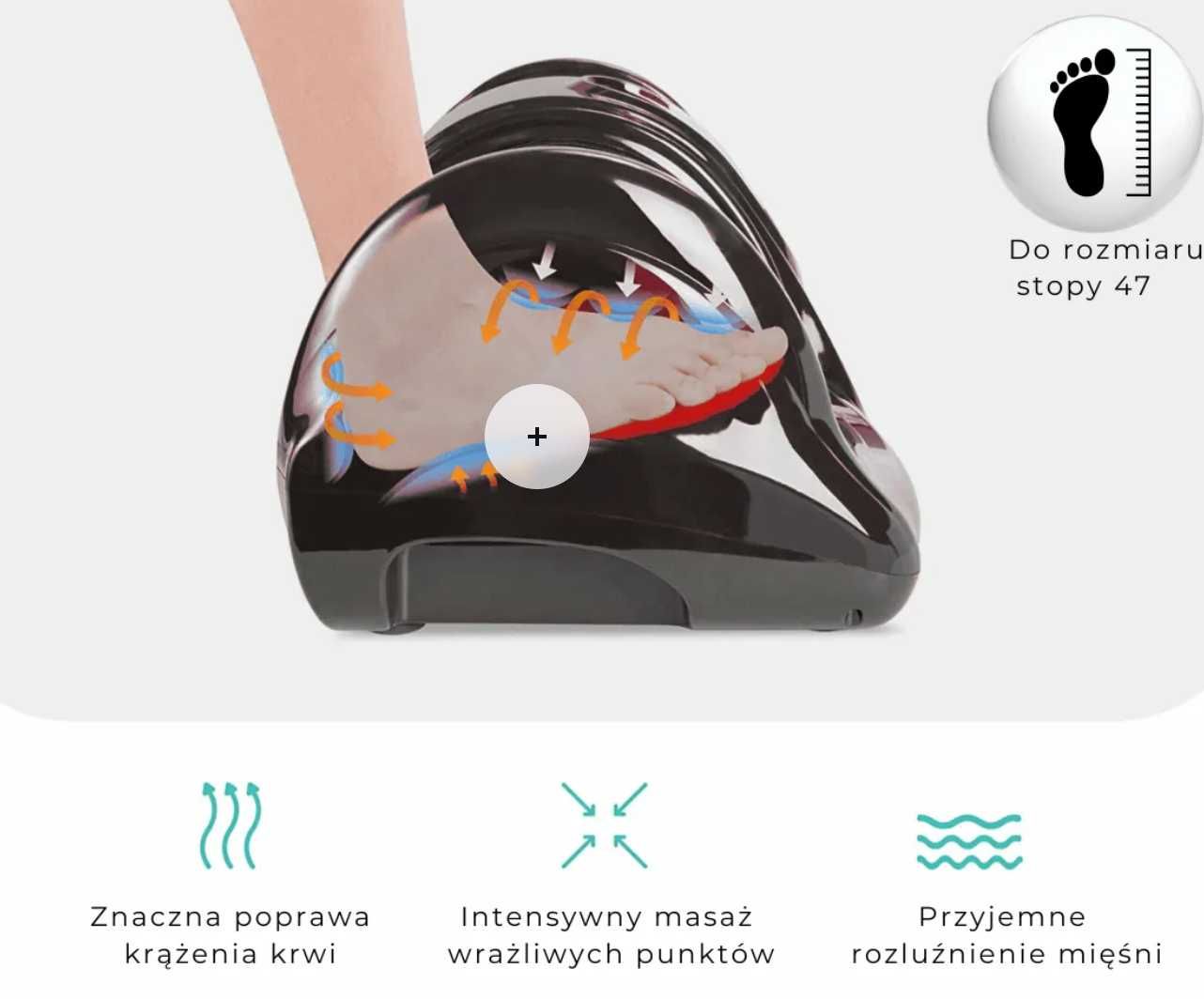 Elektryczny masażer do stóp, łydek i przedramion Zenet ZET-763