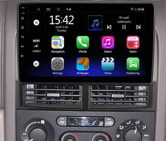 Radio JEEP Grand Cherokee WJ 1999=2004 ANDROID WiFi GPS