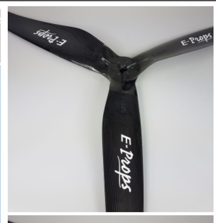 Paramotor Helice EProps Tripá Nova