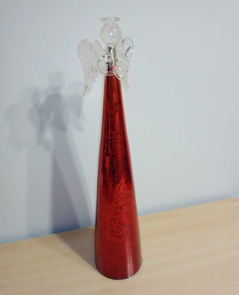 Anioł szklany - wys. 40 cm