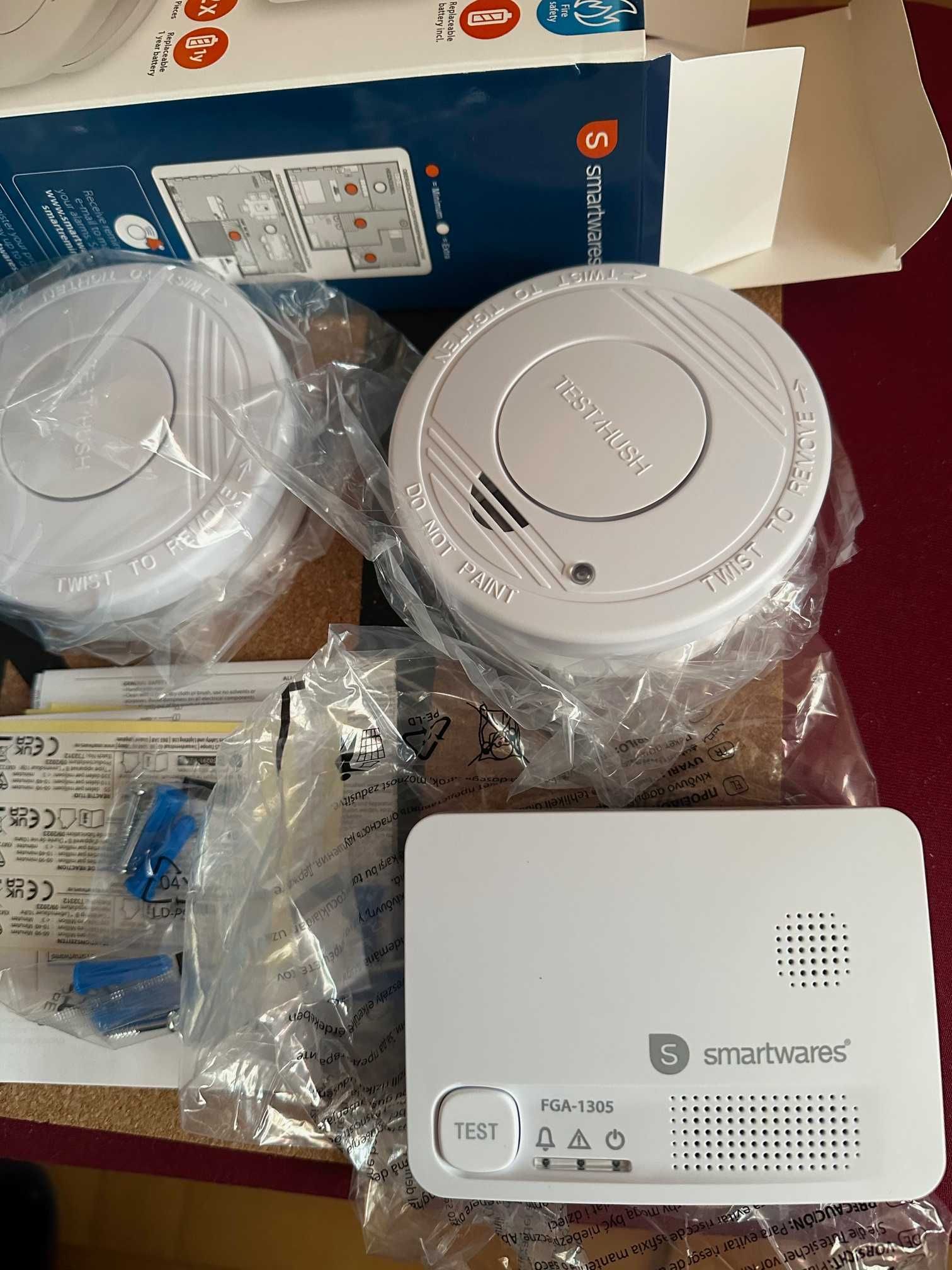 Smartwares system alarmowy przeciwpożarowy FSE-19231 czad i dym