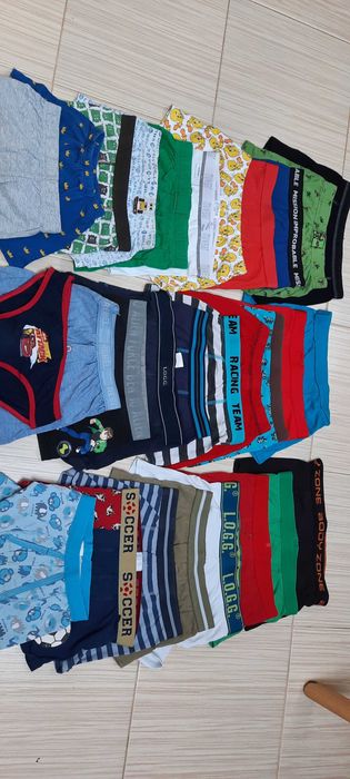 Zestaw bokserki, majteczki roz 92-152 H&M, Zara, Rebel, Next, i inne