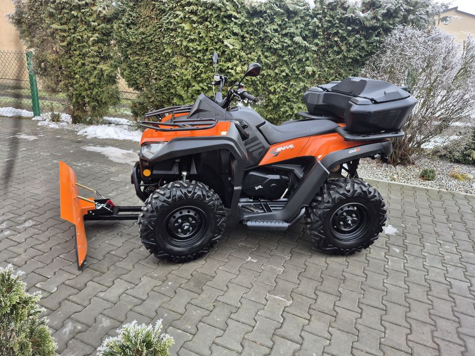 Quad Segway 600 AT6 S - 2024r. - Zarejestrowany! Pług ! Kufer! 900 km!