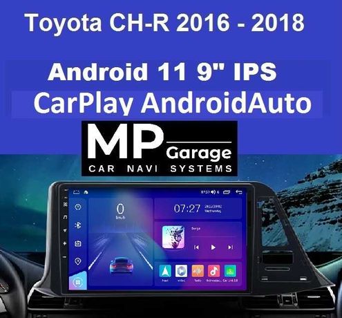 Toyota CH-R Radio Nawigacja Android 11 4/32 LTE CarPlay AndroidAuto