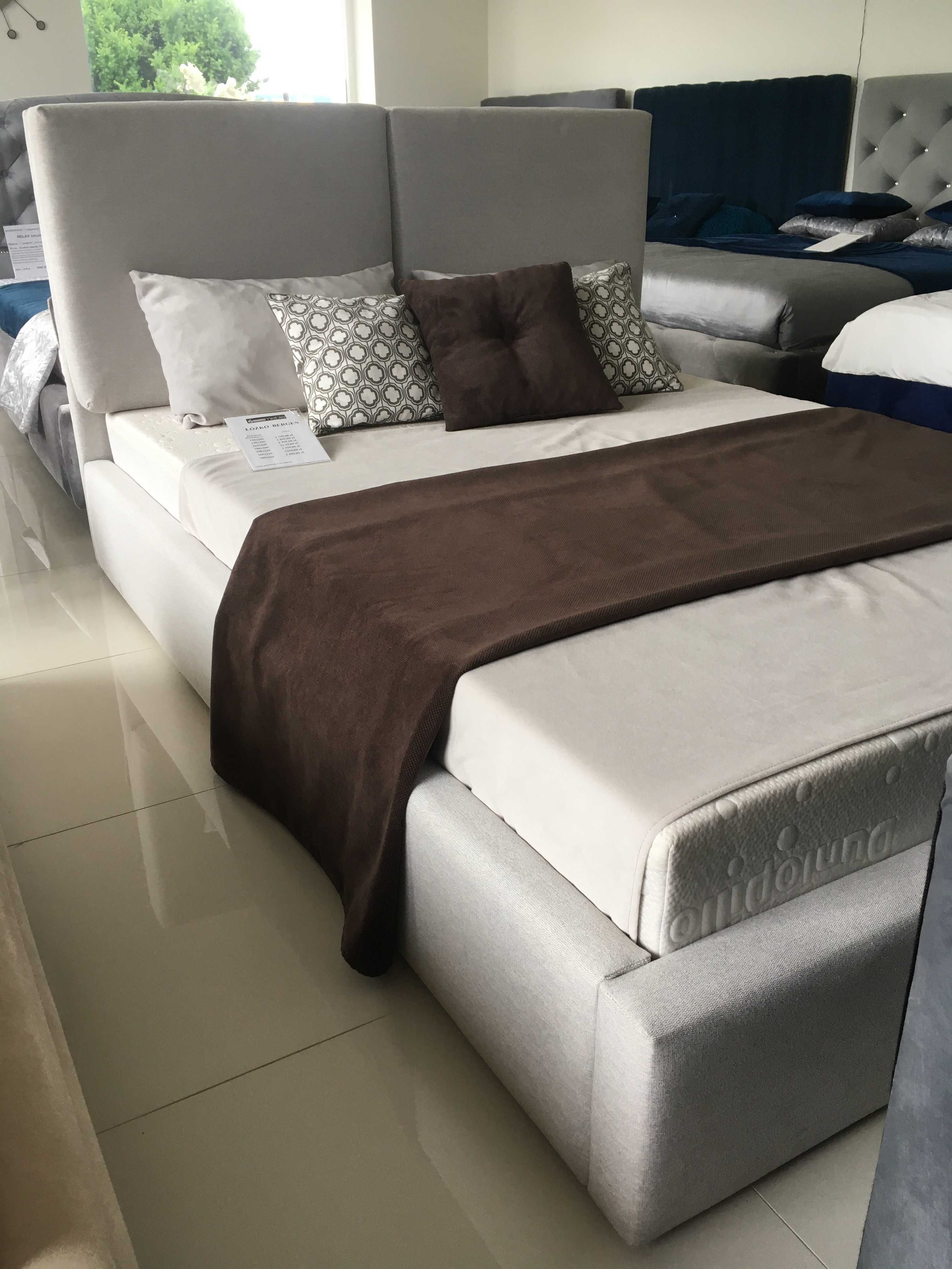 180/200 Tapicerowane, komfortowe łóżko Scandi 3 w atrakcyjnej cenie