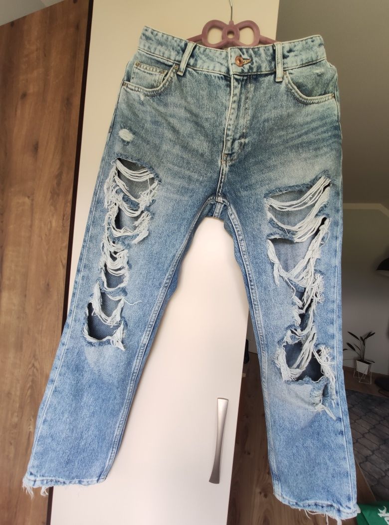 Spodnie Bershka, jeans