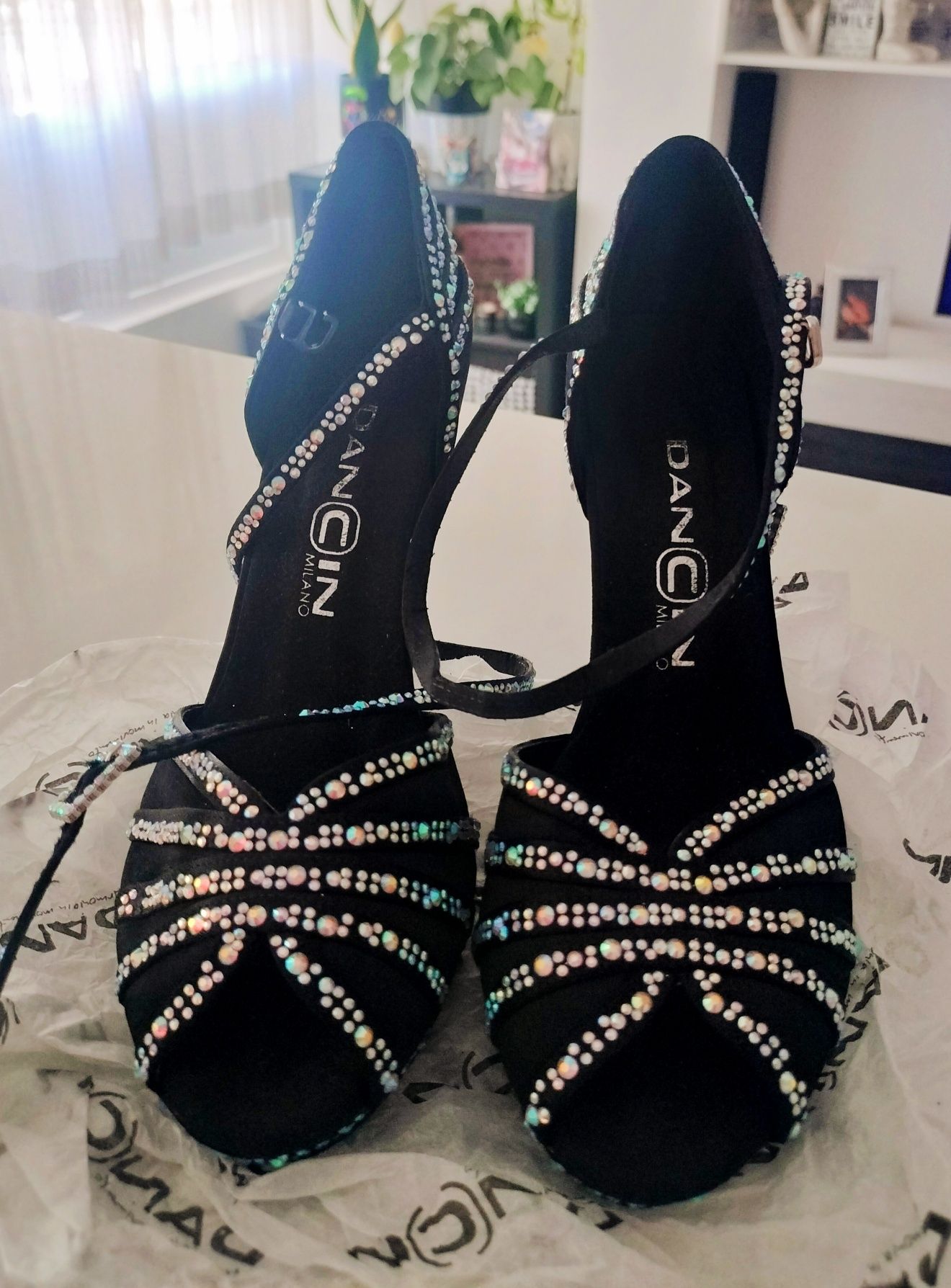 Sapatos de dança compensados