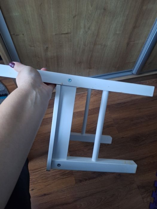 IKEA Kritter białe krzesło krzesełko dla dzieci