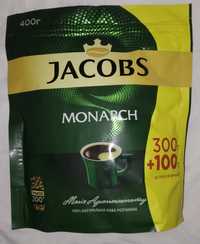 Растворимый кофе Jacobs, розчинна сублімована кава Якобс Монарх