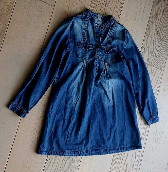 ZARA 11 12 lat 152 sukienka jeansowa dla dziewczynki