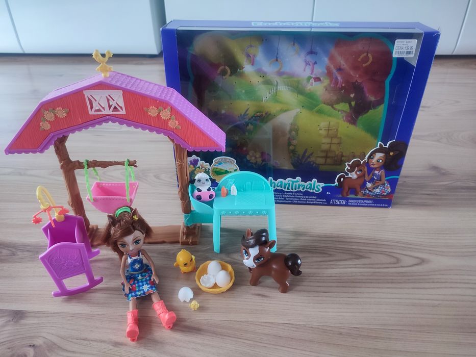 Enchantimals lalka koń żłobek na farmie