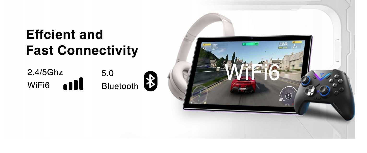 Tablet DOOGEE U9 10.1”IPS 7GB+64GB 5060mAh BT5.0/WiFi6/1TB/TYPE-C
