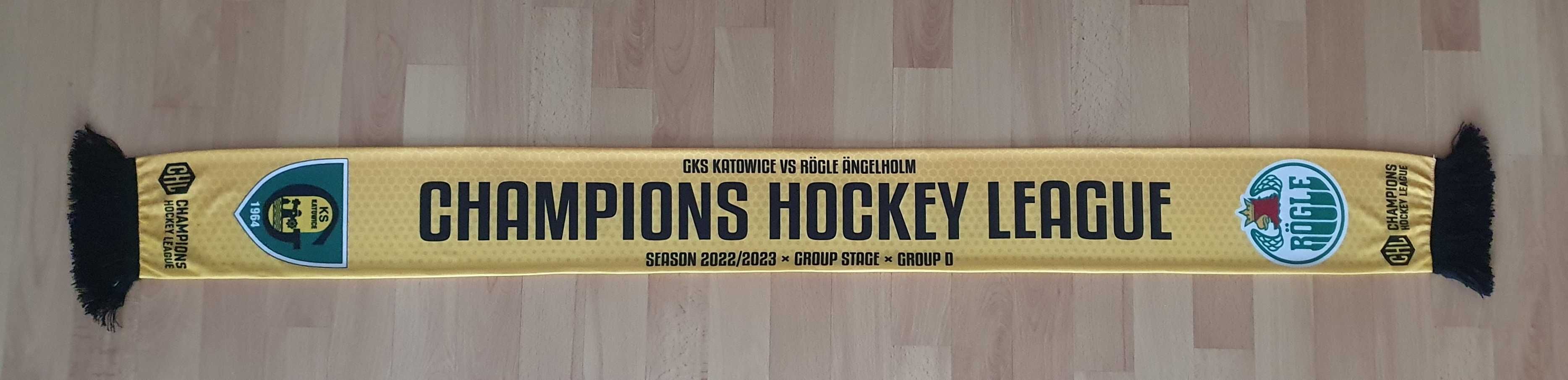 GKS Katowice (Hokej) - Szalik okazjonalny CHL (Katowice-Rogle)