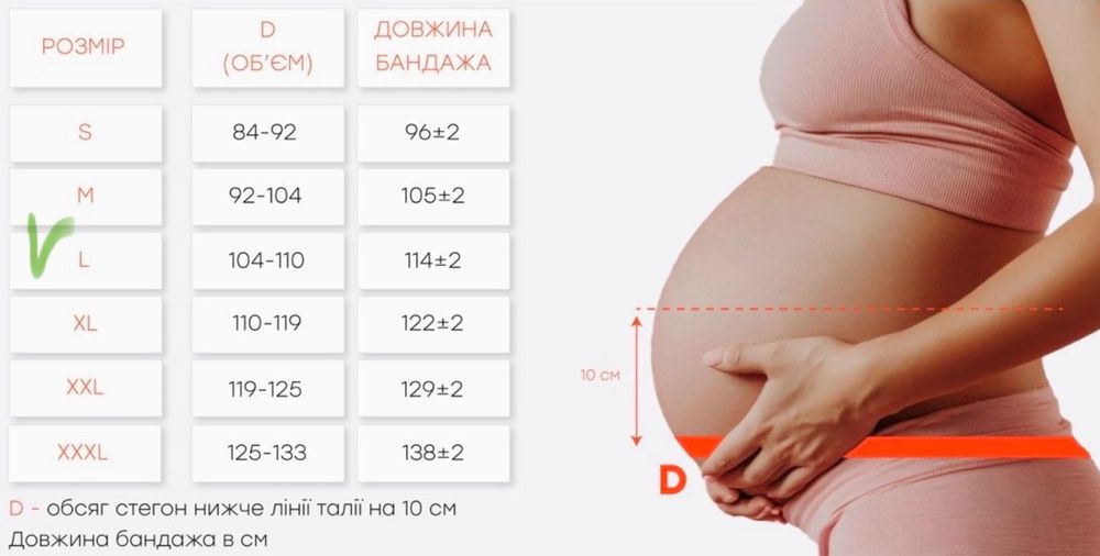 Бандаж до і післяпологовий тип Реабілітімед "Гледіс" ГЛ-1