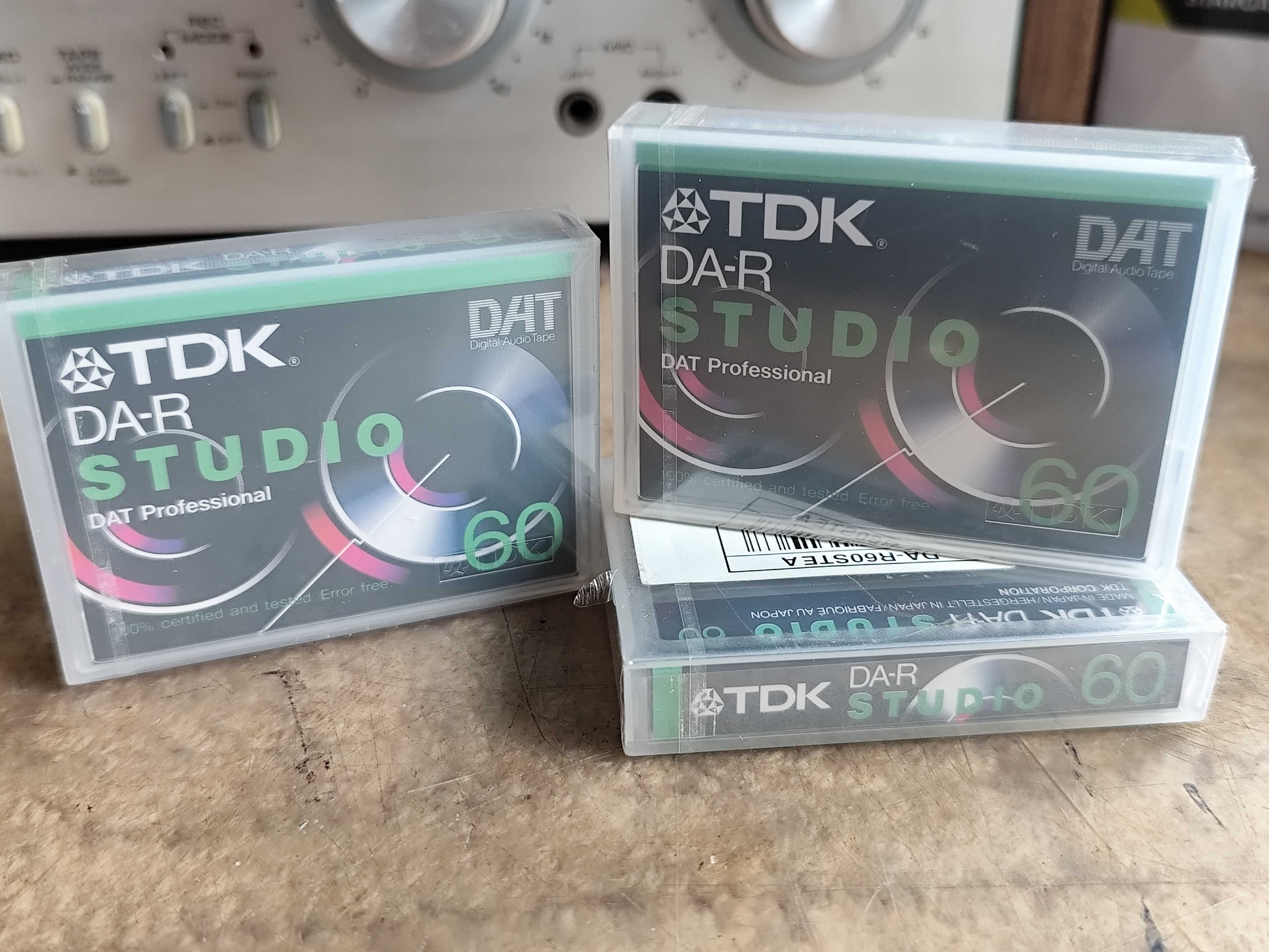 nowe kasety DAT TDK DA-R Studio 60