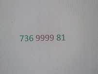 Platynowy  Numer 736.9999.81 Virgin mobile