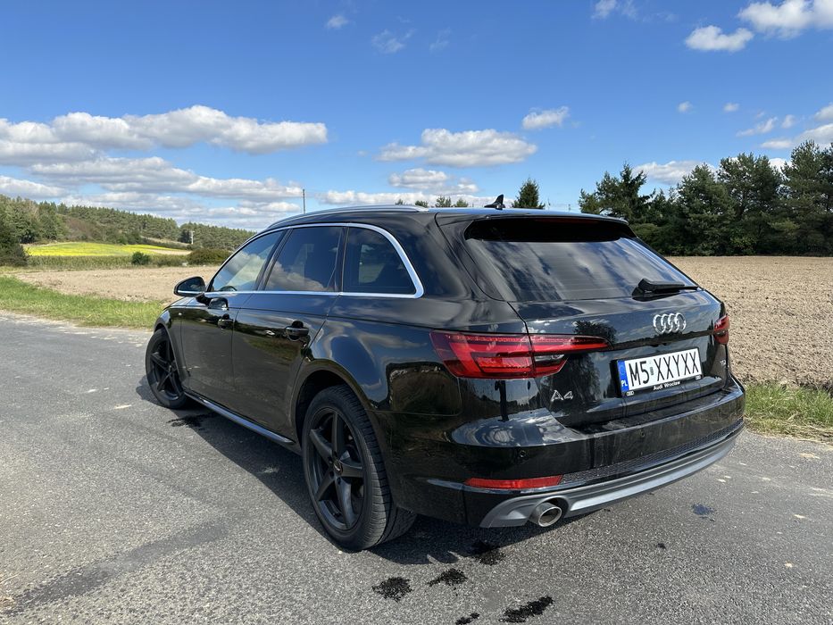 Audi A4 B9 2x S-Line 2.0 TDI Virtual S-Tronic Full Led 2018r Alu 18”