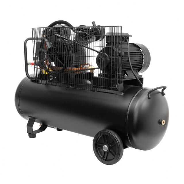 Компресор 100л, 3 кВт, 380 В, 10 aтм, 500 л/хвил. INTERTOOL PT-0013.