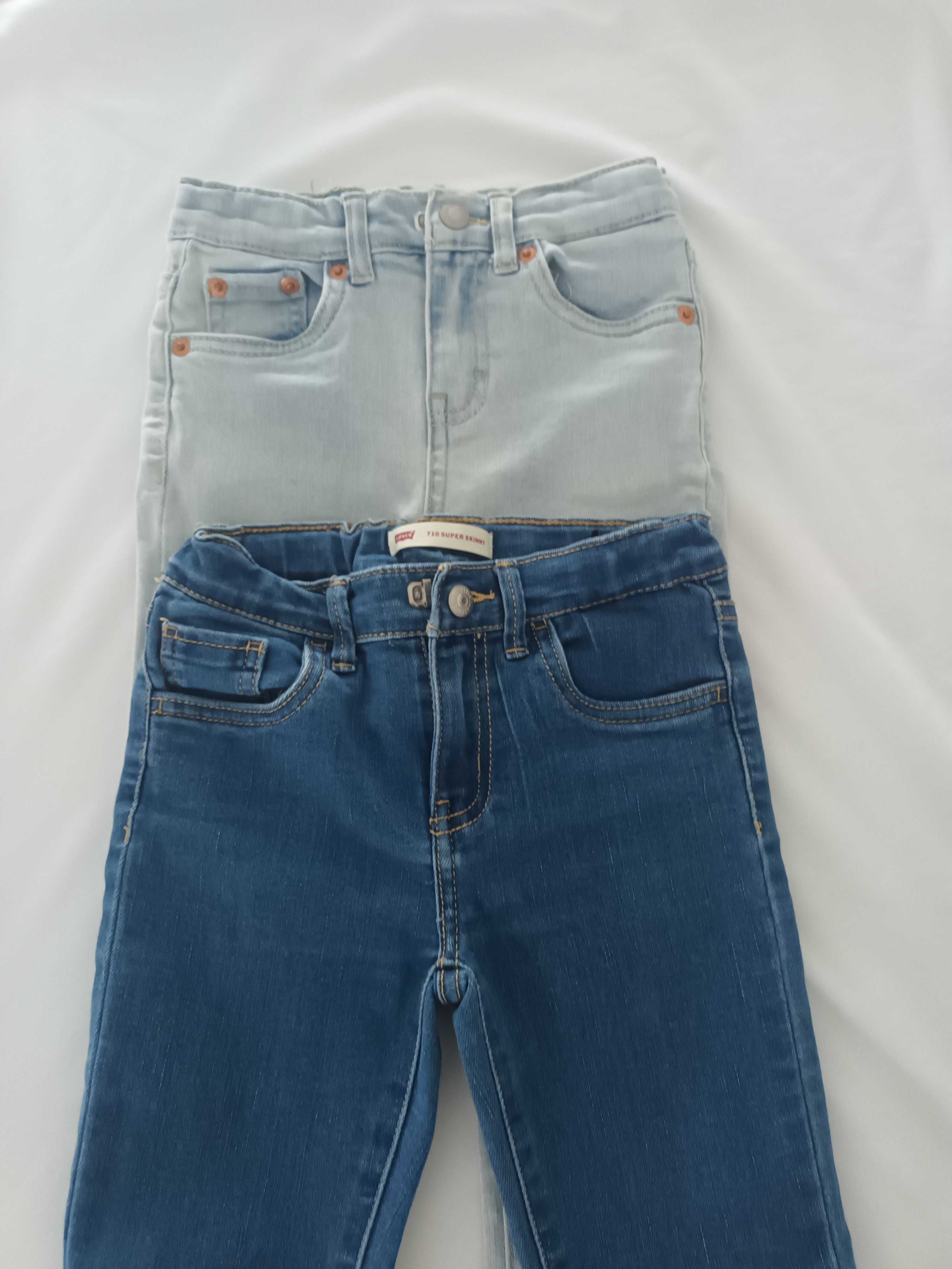 Calças ganga Levis skinny 6A menina