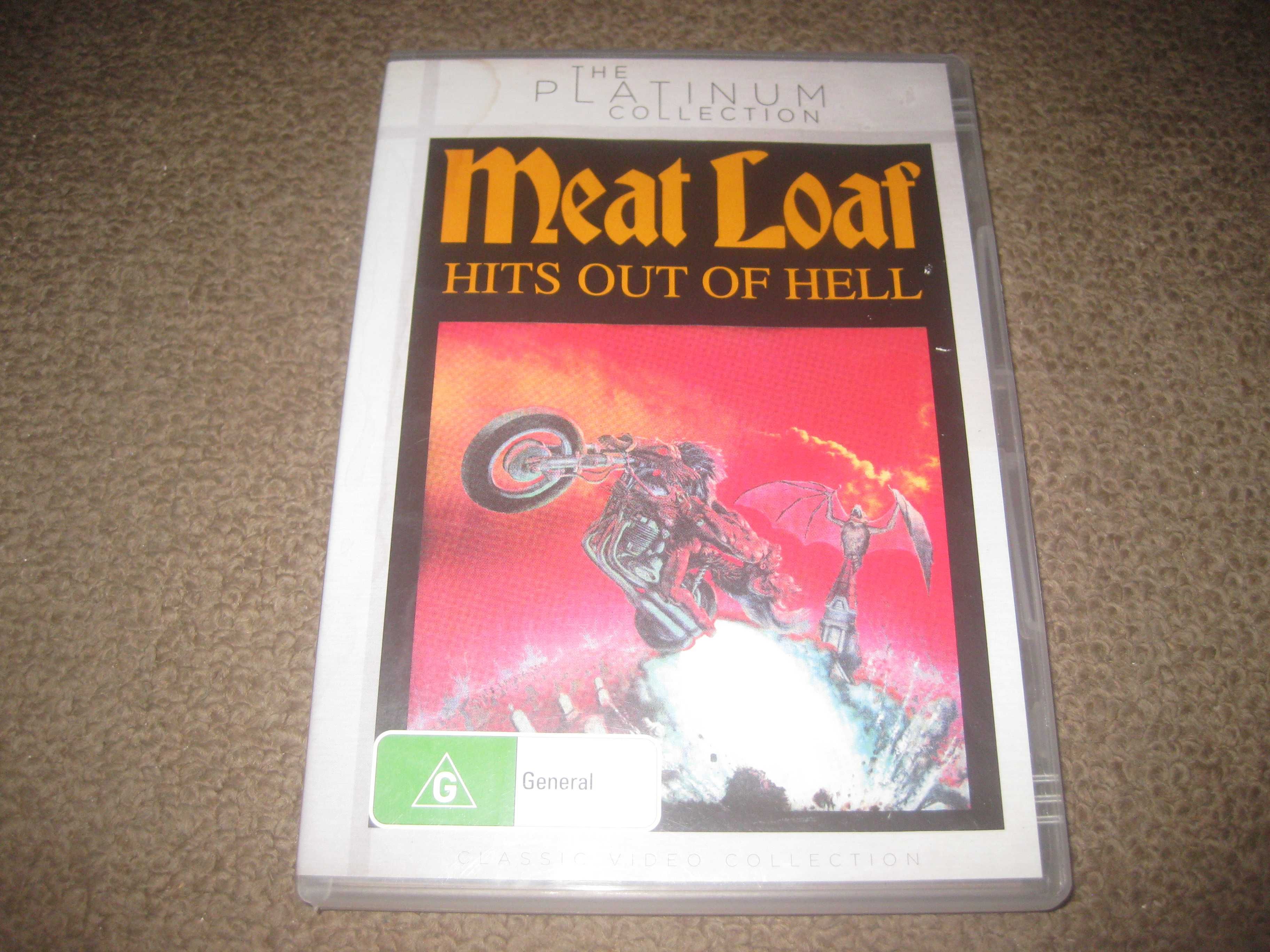 DVD do Meat Loaf "Hits Out Of Hell"