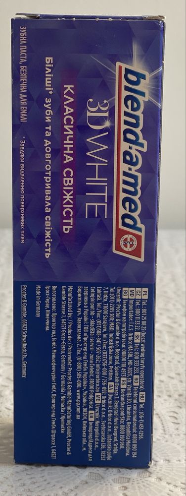 Blend a med 3 DWHITE classic, extrem mint kiss