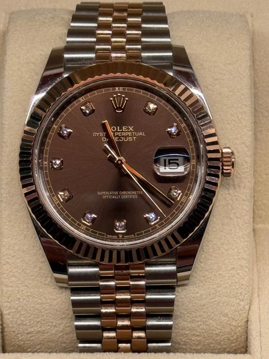 Rolex Datejust 41mm z brylantami jak nowy okazja