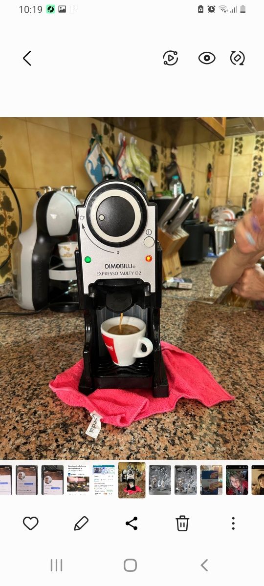 Cápsulas da máquina dimobill expresso multy D2